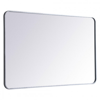 Elegant Wall Mirror - Silver, L 48" (MR803048S)
