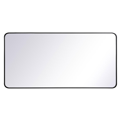 Elegant Wall Mirror - Black, L 60" (MR803060BK)