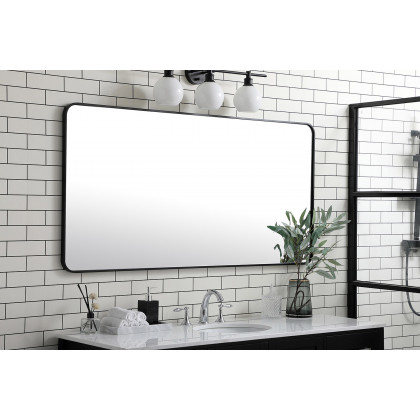 Elegant Wall Mirror - Black, L 60" (MR803060BK)