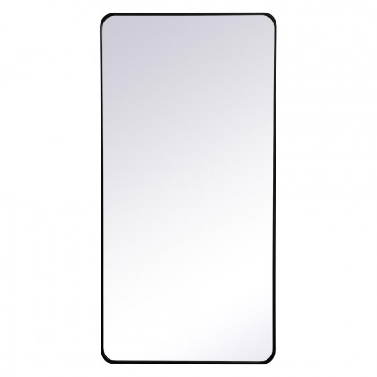 Elegant Wall Mirror - Black, L 60" (MR803060BK)