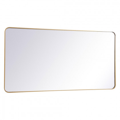 Elegant Wall Mirror - Brass, L 60" (MR803060BR)