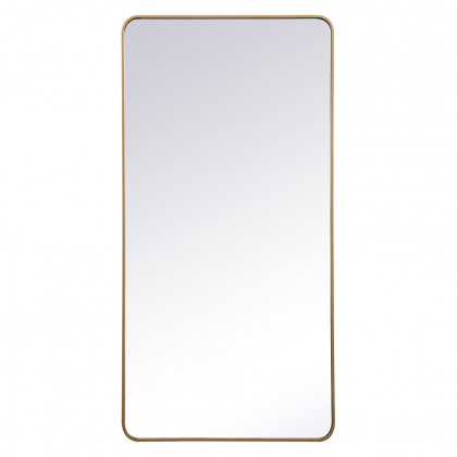 Elegant Wall Mirror - Brass, L 60" (MR803060BR)