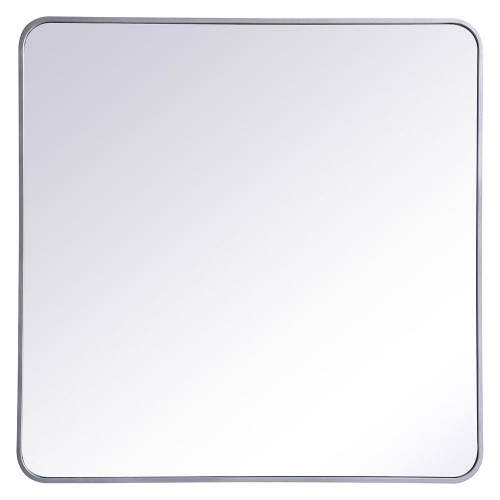 Elegant Wall Mirror - Silver, L 36" (MR803636S)