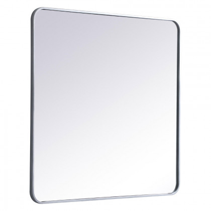 Elegant Wall Mirror - Silver, L 36" (MR803636S)
