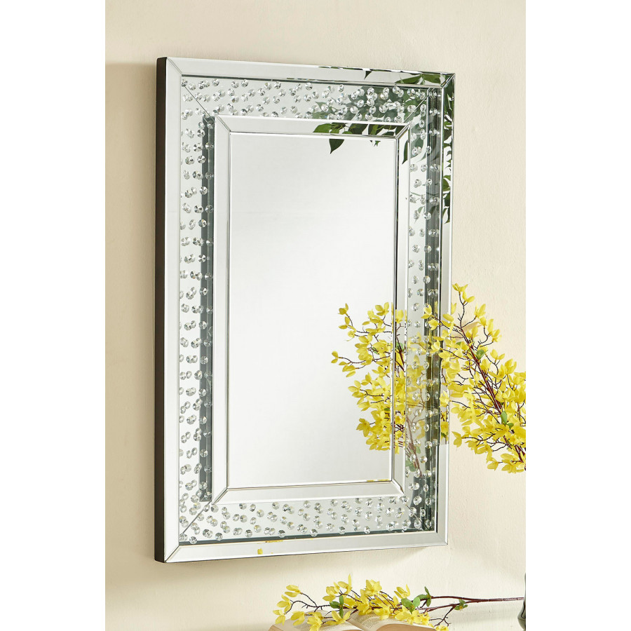 Elegant Wall Mirror - Clear, L 24" (MR9101)