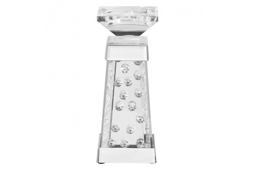 Elegant™ - Sparkle MR9108 4" Contemporary Crystal Candleholder