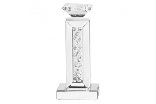 Elegant™ - Sparkle MR9111 6" Contemporary Crystal Candleholder