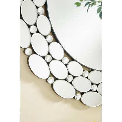 Elegant - Sparkle 35" Contemporary Round Mirror (MR9128)