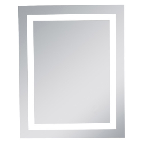 Elegant Wall Mirror - Clear/Cold White, D 24", H 30" (MRE-6003)