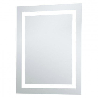 Elegant Wall Mirror - Clear/Cold White, D 24", H 30" (MRE-6003)