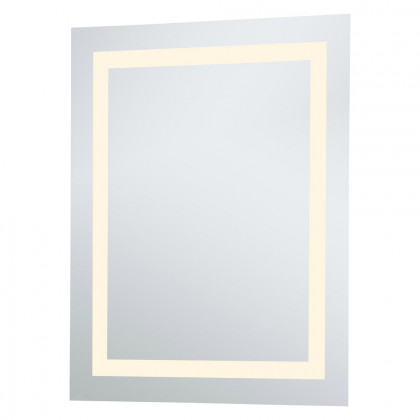 Elegant Wall Mirror - Clear/Warm White, D 24", H 30" (MRE-6013)