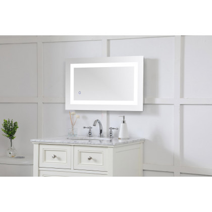 Elegant Wall Mirror - Clear, D 18", H 30" (MRE11830)