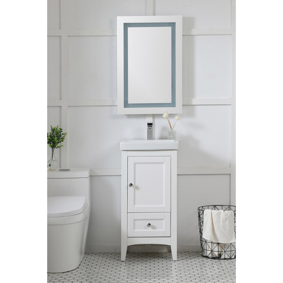 Elegant Wall Mirror - Clear, D 20", H 30" (MRE12030)