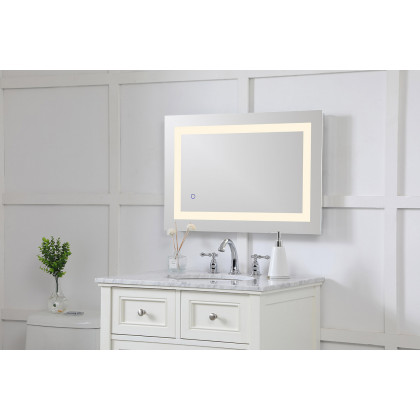 Elegant Wall Mirror - Clear, D 20", H 30" (MRE12030)
