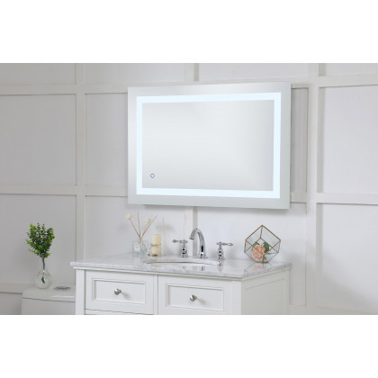 Elegant Wall Mirror - Clear, D 24", H 36" (MRE12436)