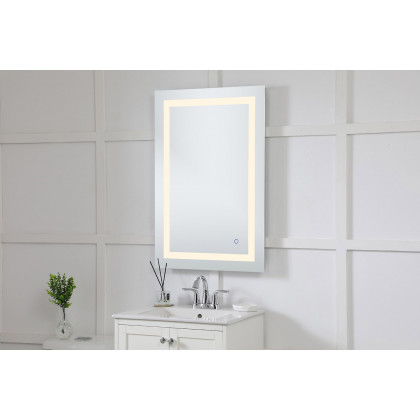 Elegant Wall Mirror - Clear, D 24", H 36" (MRE12436)