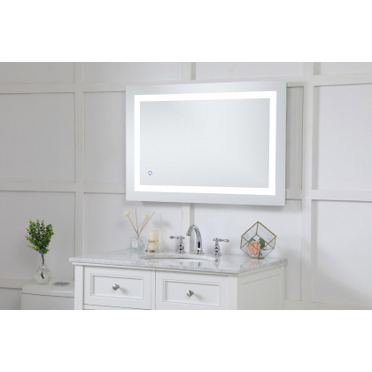 Elegant Wall Mirror - Clear, D 24", H 36" (MRE12436)