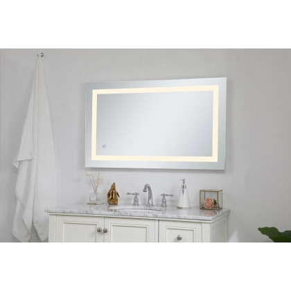Elegant Wall Mirror - Clear, D 24", H 40" (MRE12440)