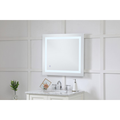 Elegant Wall Mirror - Clear, D 27", H 30" (MRE12730)
