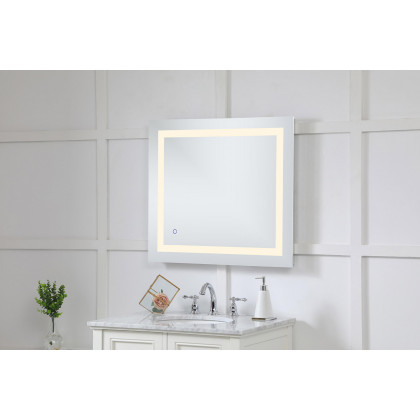 Elegant Wall Mirror - Clear, D 27", H 30" (MRE12730)