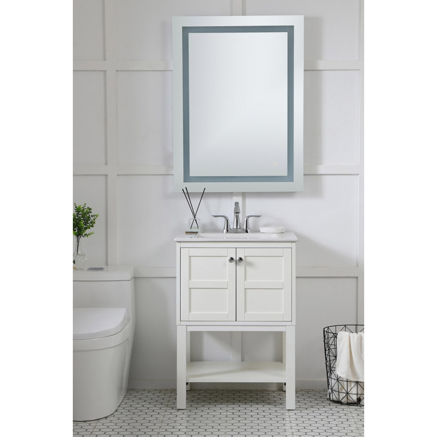 Elegant Wall Mirror - Clear, D 27", H 36" (MRE12736)