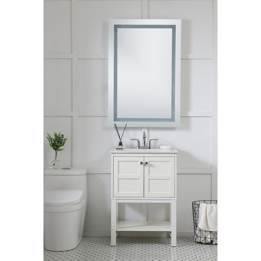 Elegant Wall Mirror - Clear, D 27", H 40" (MRE12740)