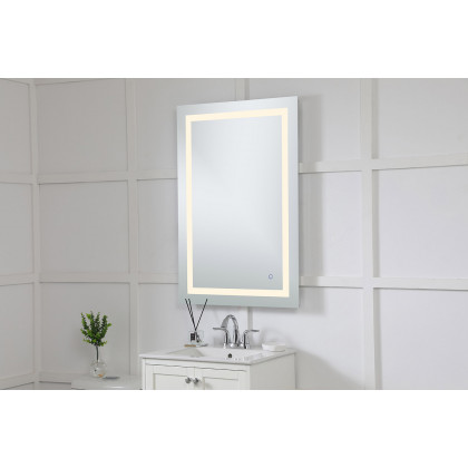 Elegant Wall Mirror - Clear, D 27", H 40" (MRE12740)