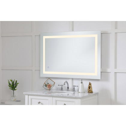Elegant Wall Mirror - Clear, D 27", H 40" (MRE12740)
