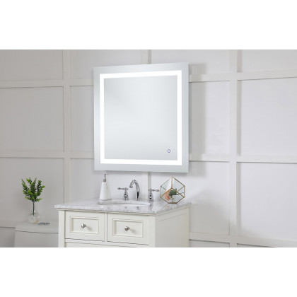 Elegant Wall Mirror - Clear, D 30", H 30" (MRE13030)