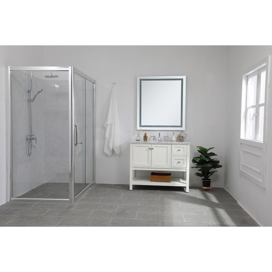 Elegant Wall Mirror - Clear, D 36", H 40" (MRE13640)