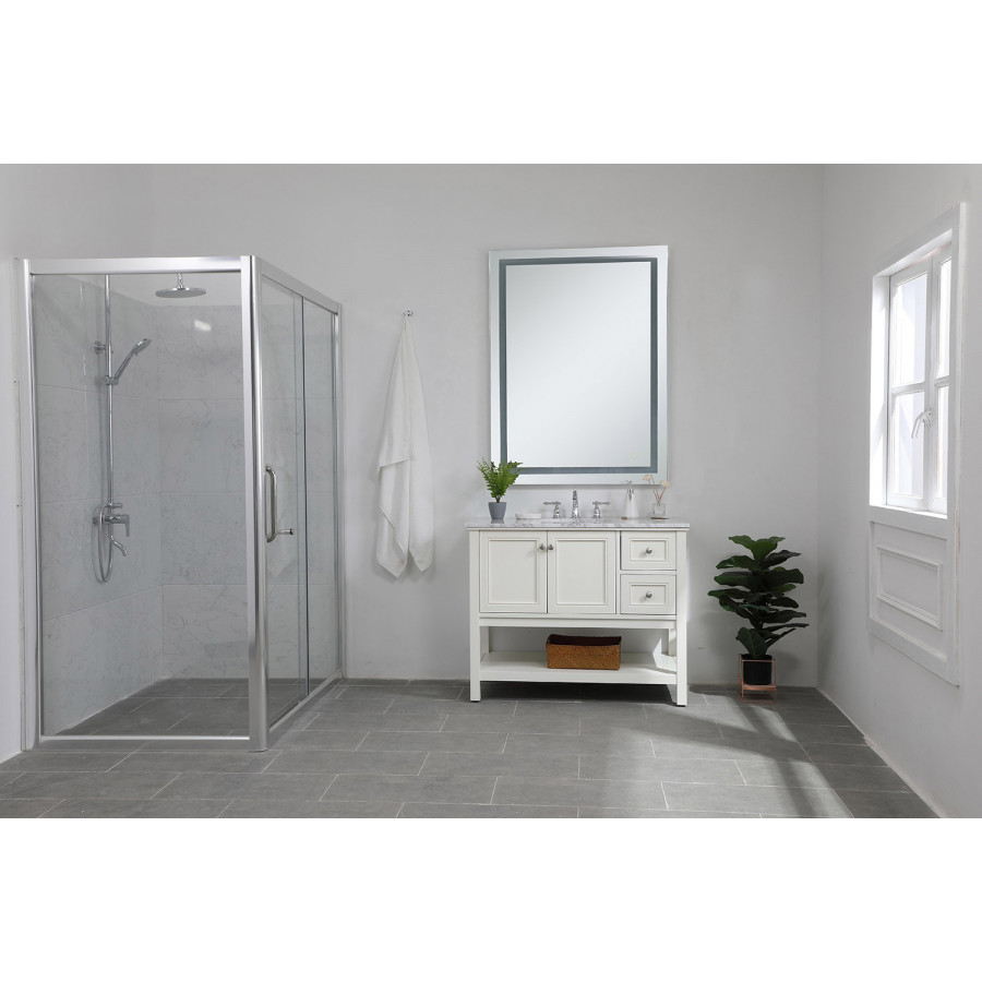 Elegant Wall Mirror - Clear, D 36", H 48" (MRE13648)