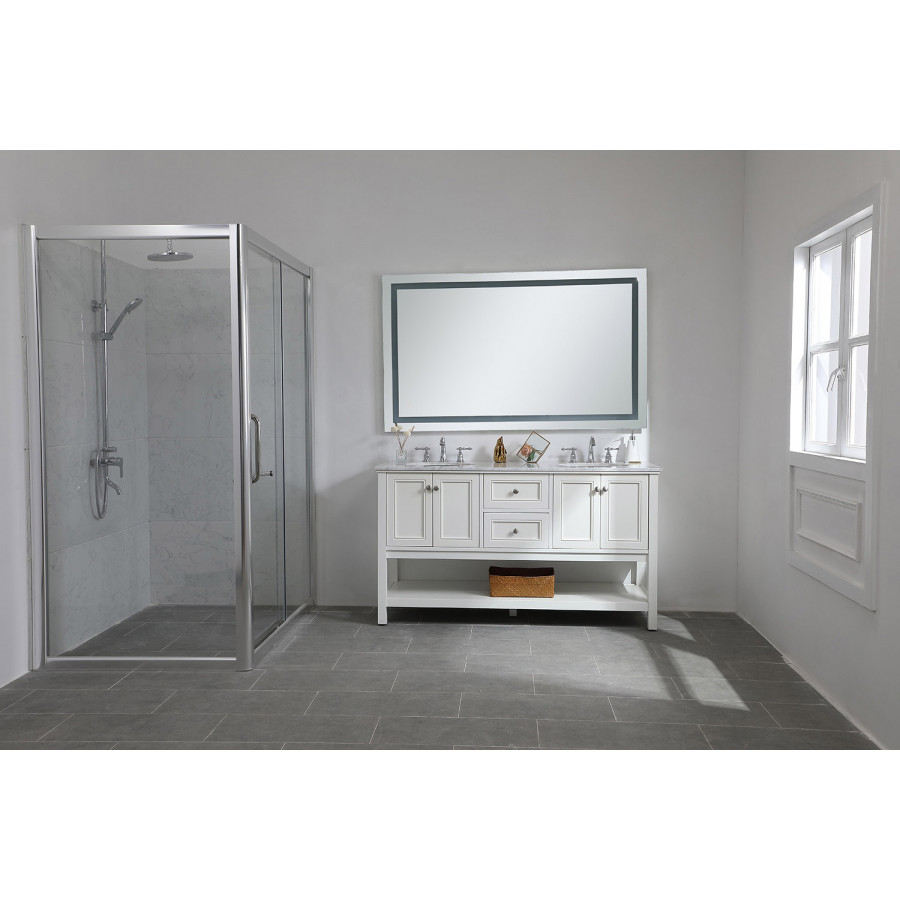 Elegant Wall Mirror - Clear, D 60", H 36" (MRE13660)