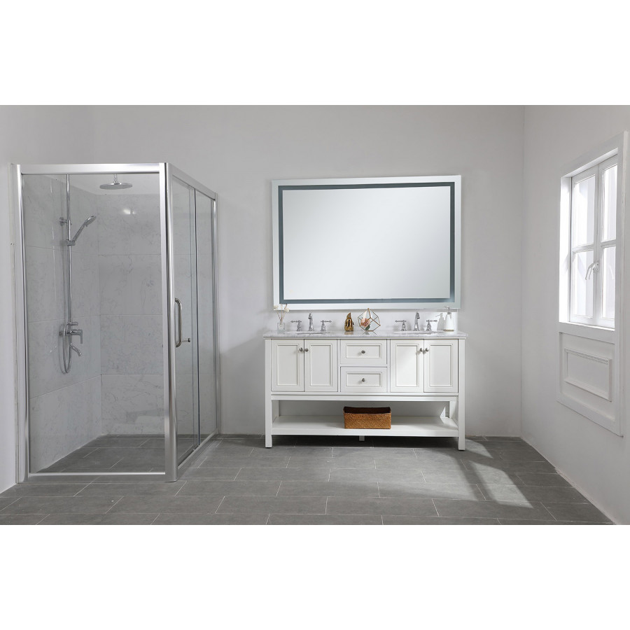 Elegant Wall Mirror - Clear, D 60", H 42" (MRE14260)