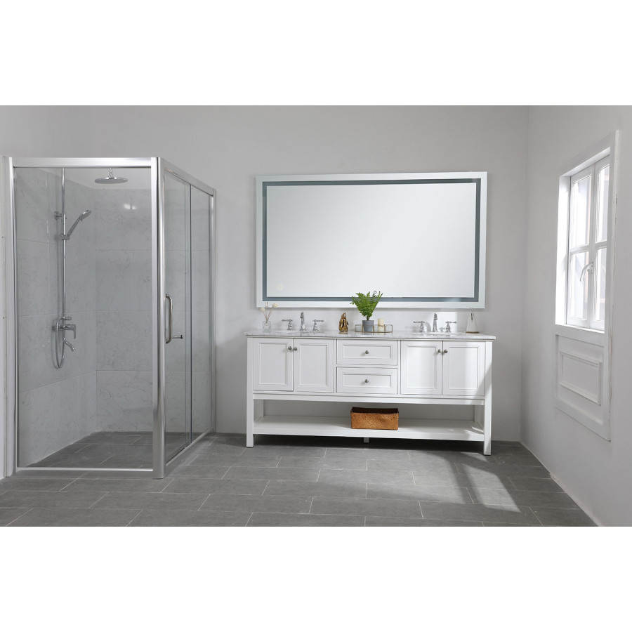 Elegant Wall Mirror - Clear, D 72", H 42" (MRE14272)