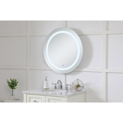 Elegant Wall Mirror - Clear, D 28", H 28" (MRE22828)