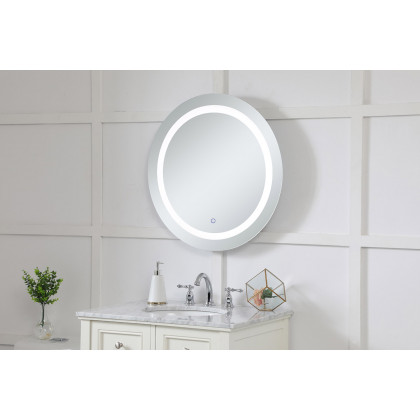 Elegant Wall Mirror - Clear, D 28", H 28" (MRE22828)