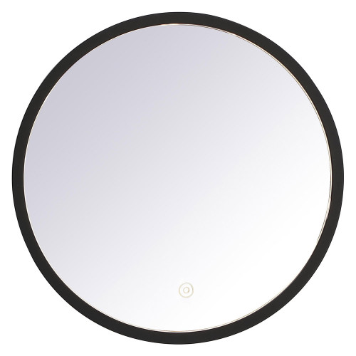 Elegant Wall Mirror - Black, L 18" (MRE6018BK)
