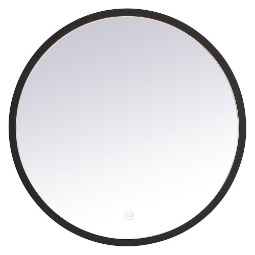 Elegant Wall Mirror - Black, L 21" (MRE6021BK)
