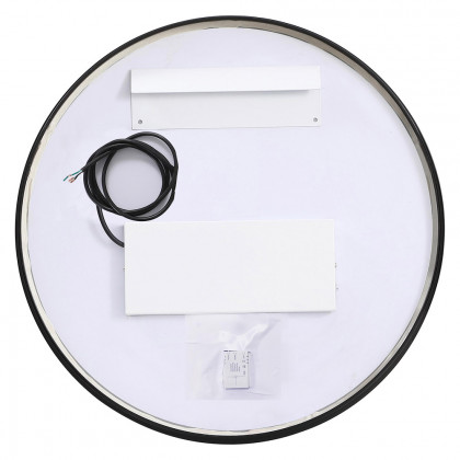 Elegant Wall Mirror - Black, L 21" (MRE6021BK)