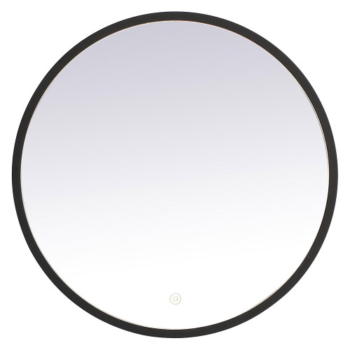 Elegant Wall Mirror - Black, L 24" (MRE6024BK)