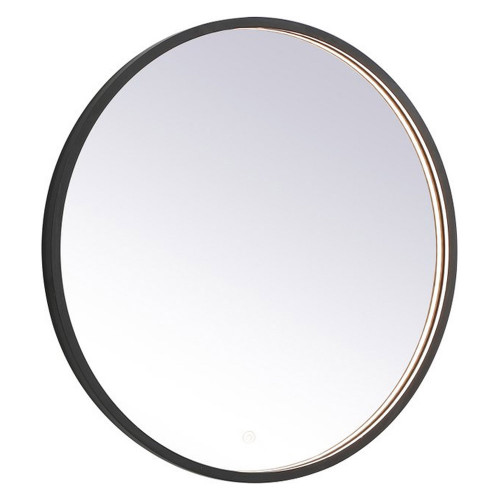 Elegant Wall Mirror - Black, L 28" (MRE6028BK)