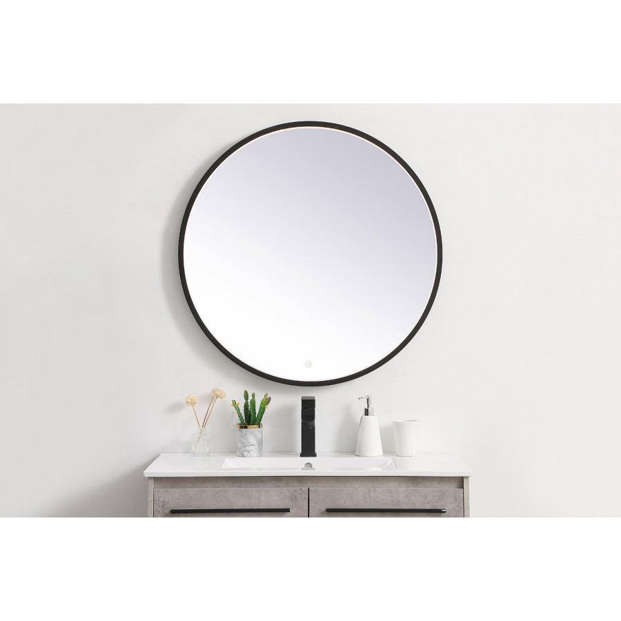 Elegant Wall Mirror - Black, L 32" (MRE6032BK)