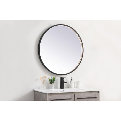 Elegant Wall Mirror - Black, L 32" (MRE6032BK)