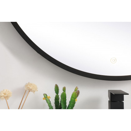 Elegant Wall Mirror - Black, L 32" (MRE6032BK)