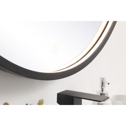 Elegant Wall Mirror - Black, L 32" (MRE6032BK)