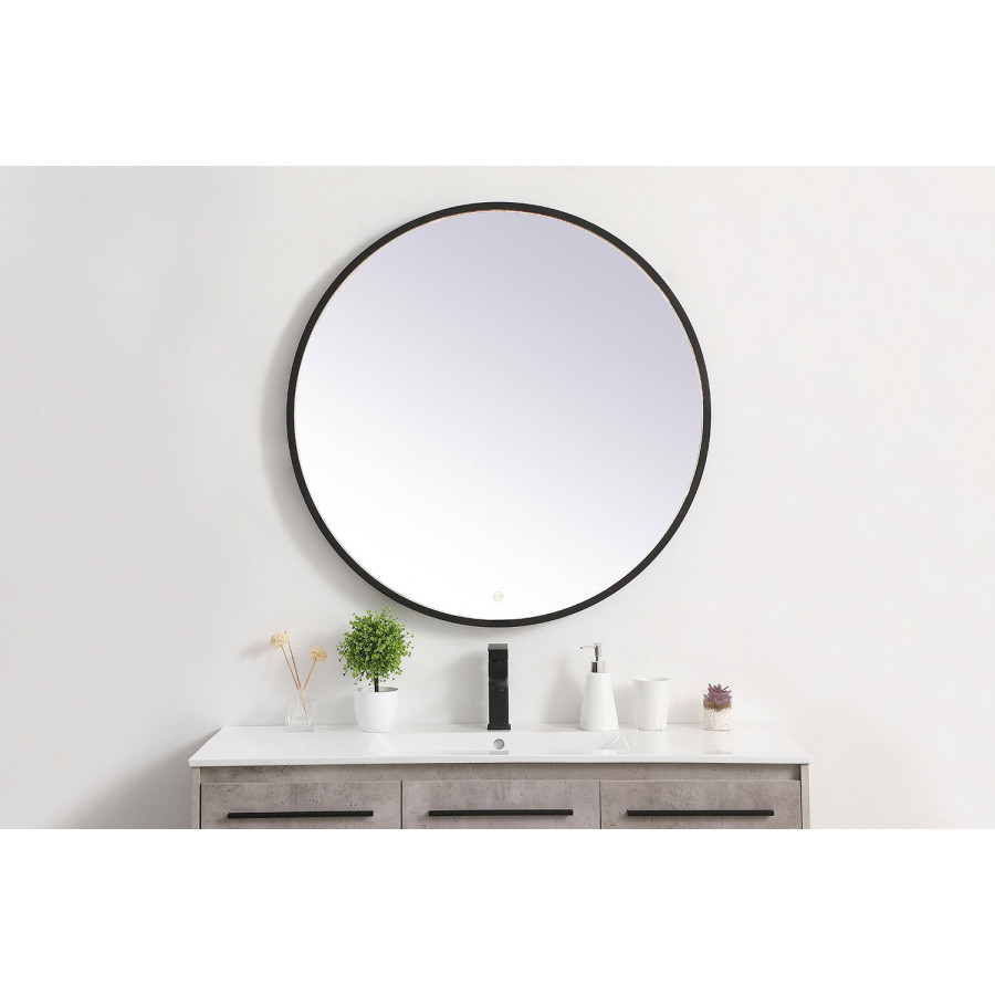 Elegant Wall Mirror - Black, L 36" (MRE6036BK)