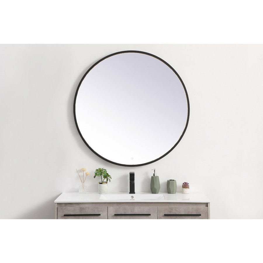 Elegant Wall Mirror - Black, L 39" (MRE6039BK)
