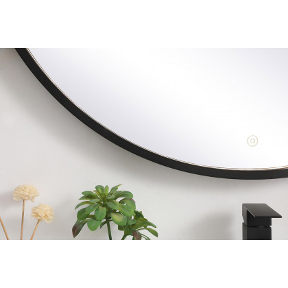 Elegant Wall Mirror - Black, L 39" (MRE6039BK)