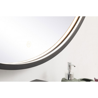 Elegant Wall Mirror - Black, L 39" (MRE6039BK)