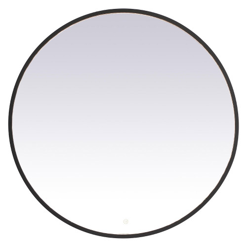 Elegant Wall Mirror - Black, L 42" (MRE6042BK)